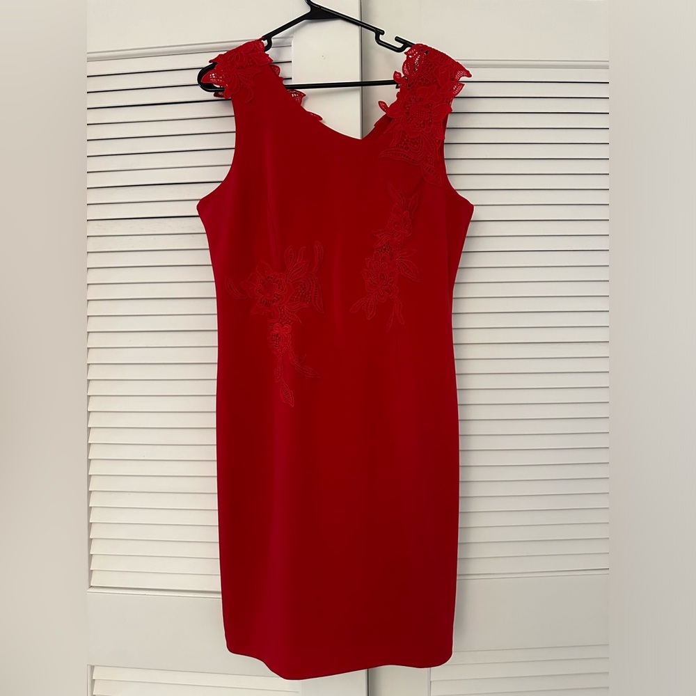 Apt 9 Sleeveless Special Occasion Dress with Lace Accents